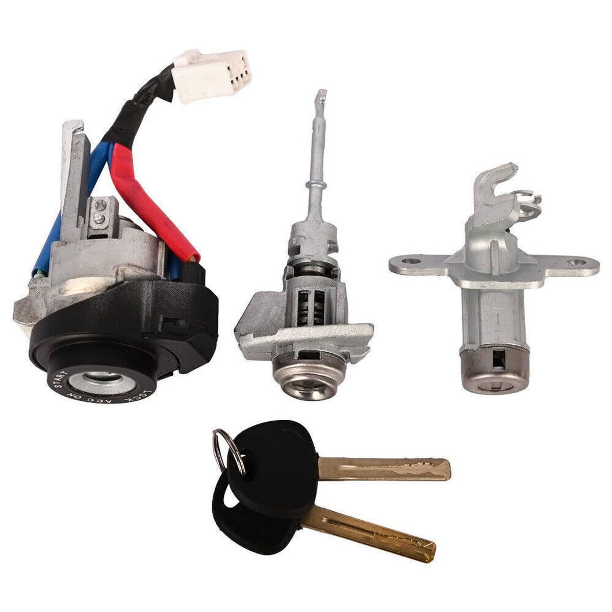 Solidspare For Hyundai Sonata 2015-2019 Same Key Full Door Lock & Ignition Switch Cylinder
