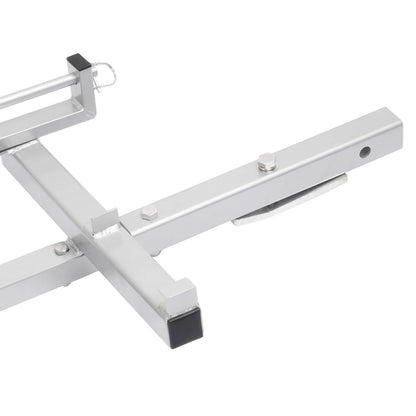 Solid Spare 2" Receiver Aluminum Fishing Cart Caddy Hitch Mount Bracket For Outdoor Hauling