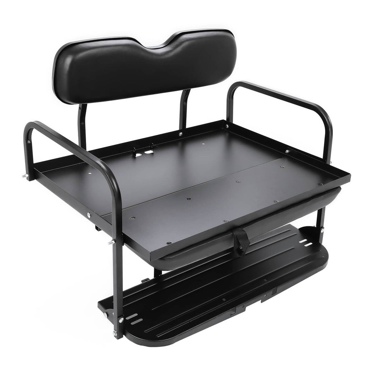 Solidspare For Yamaha G2 G9 Gas Electric Folding Fold Black Golf Cart Rear Back Seat Kit