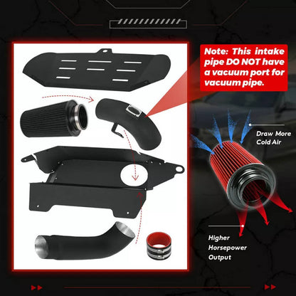 Solidspare New Cold Air Intake Kit For 12-16 BMW F22 220i 228i 320i 328i 420i 428i 2.0T N20