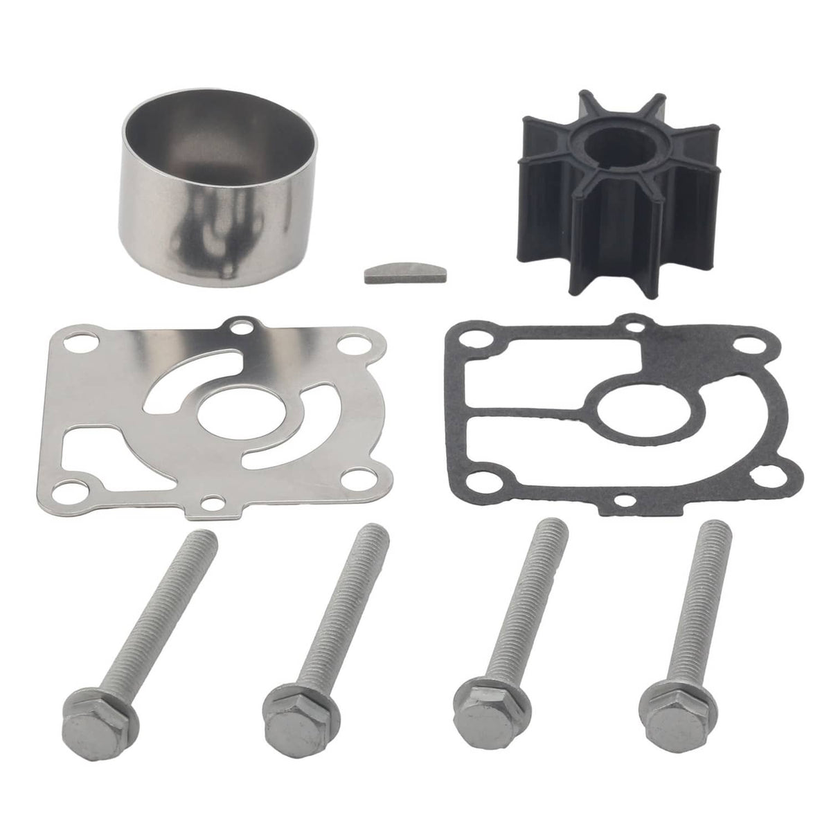 Solid Spare Water Pump Impeller Kit for Mercury Outboard 9.9 10 15 20 HP 4 Str 98-8M0135821