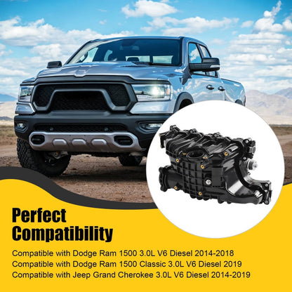 Solidspare 615-311 Intake Manifold Assembly w/ Actuator For EcoDiesel 3.0L V6 68211167AB