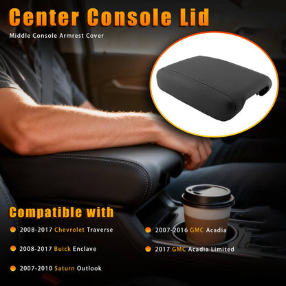 Solidspare Center Console Lid For Buick Enclave Chevrolet Traverse GMC Acadia 22905370