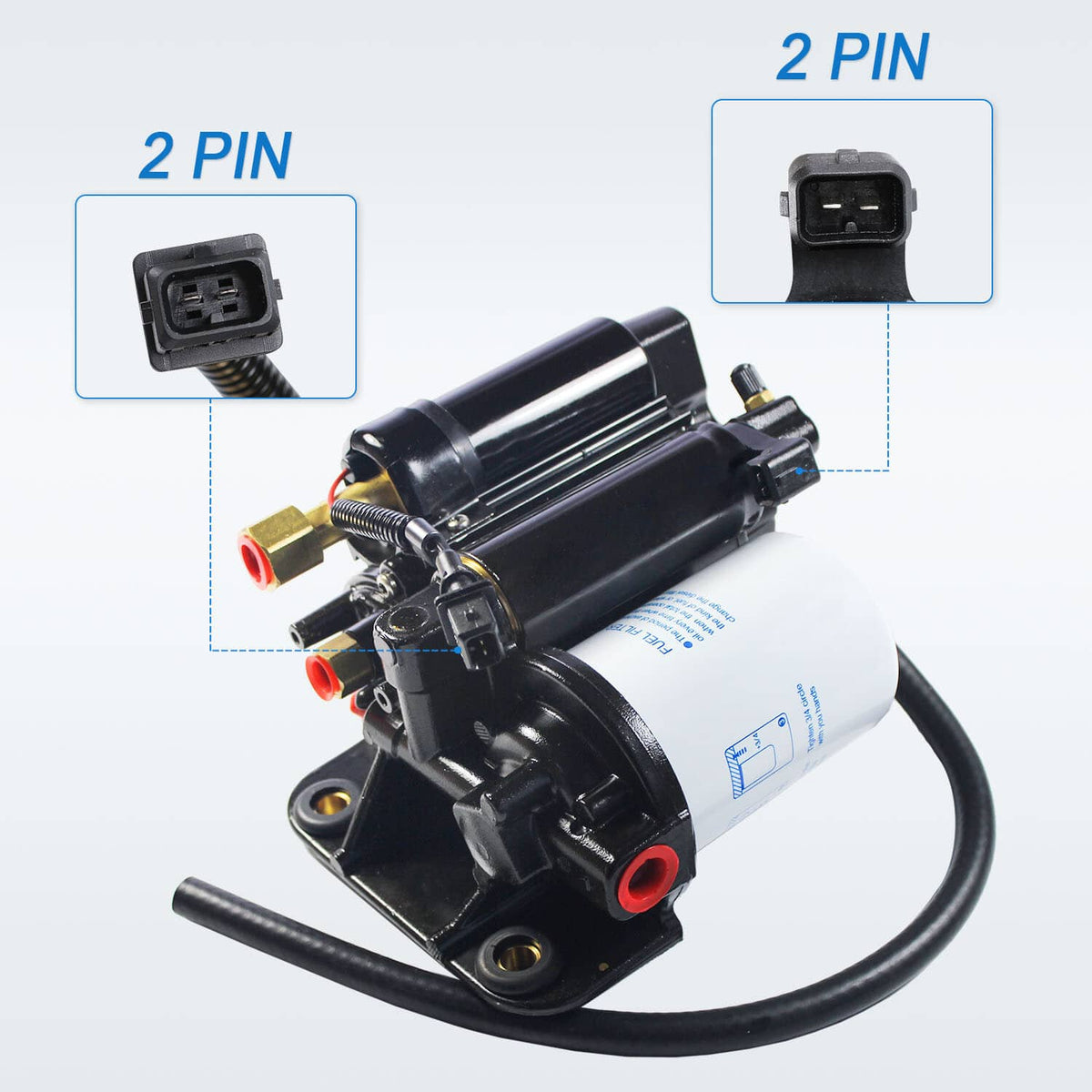 Solidspare Electric Fuel Pump Assembly 21608511 21545138 For Volvo Penta 4.3L 5.0L 5.7L GXI
