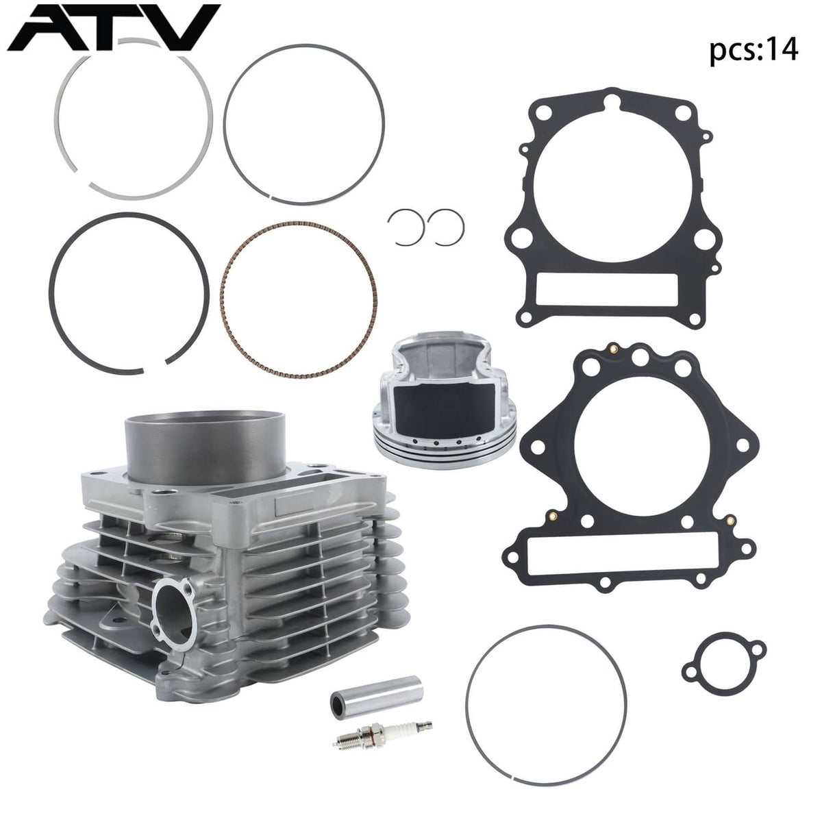 Solidspare For Yamaha Grizzly 600 YFM600FWA 4x4 Cylinder Piston Gasket Kit 1998 3TB-11310-0