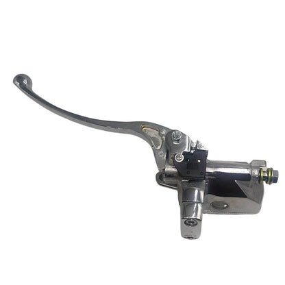 Solidspare US 1" Motorcycle Handlebar Hydraulic Brake Master Cylinder Clutch Lever Chrome