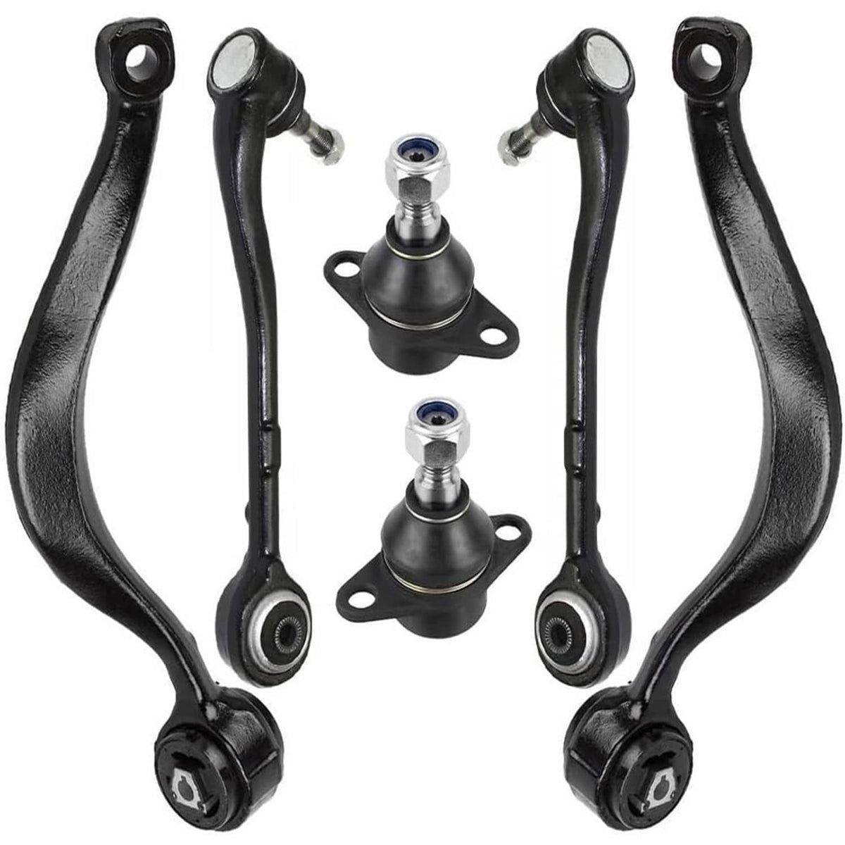 Solidspare 6Pcs Front Lower Control Arm Ball Joint Suspension Kit For 2011-2018 BMW X3 X4