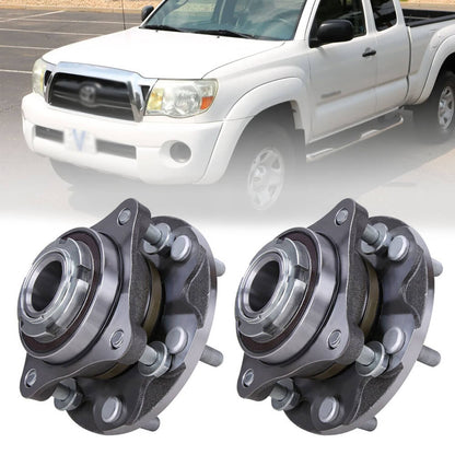 Solidspare Front Wheel Bearing Hub Assembly For 05-15 Toyota Tacoma 4Runner FJ Cruiser 2WD