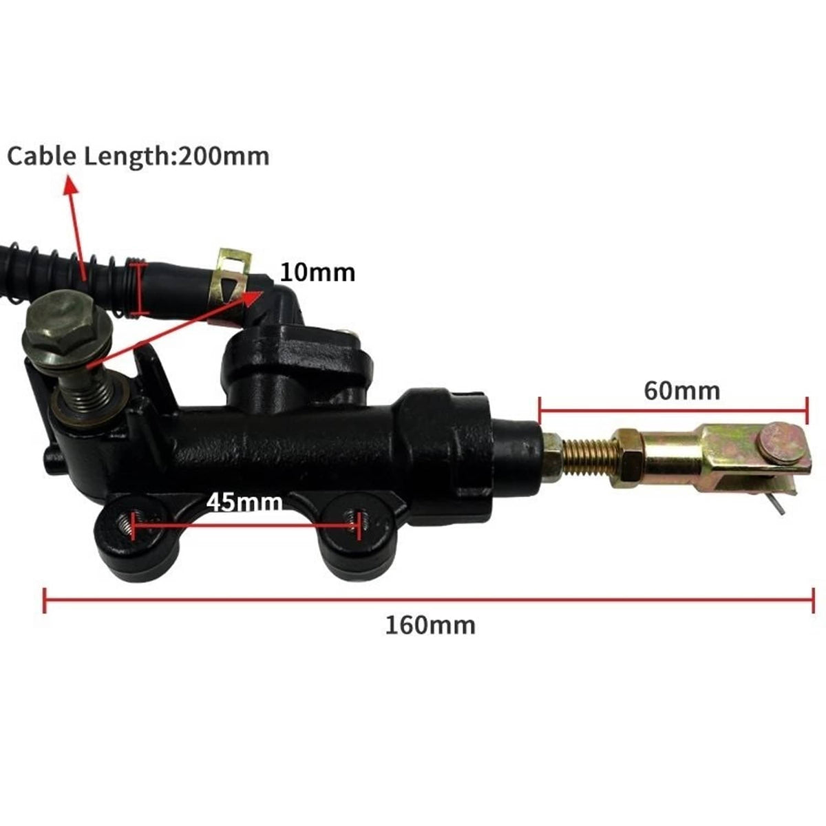 Solidspare Rear Brake Master Cylinder Pump For Suzuki Bandit 400 600 GSXR 600 750 1000 1100