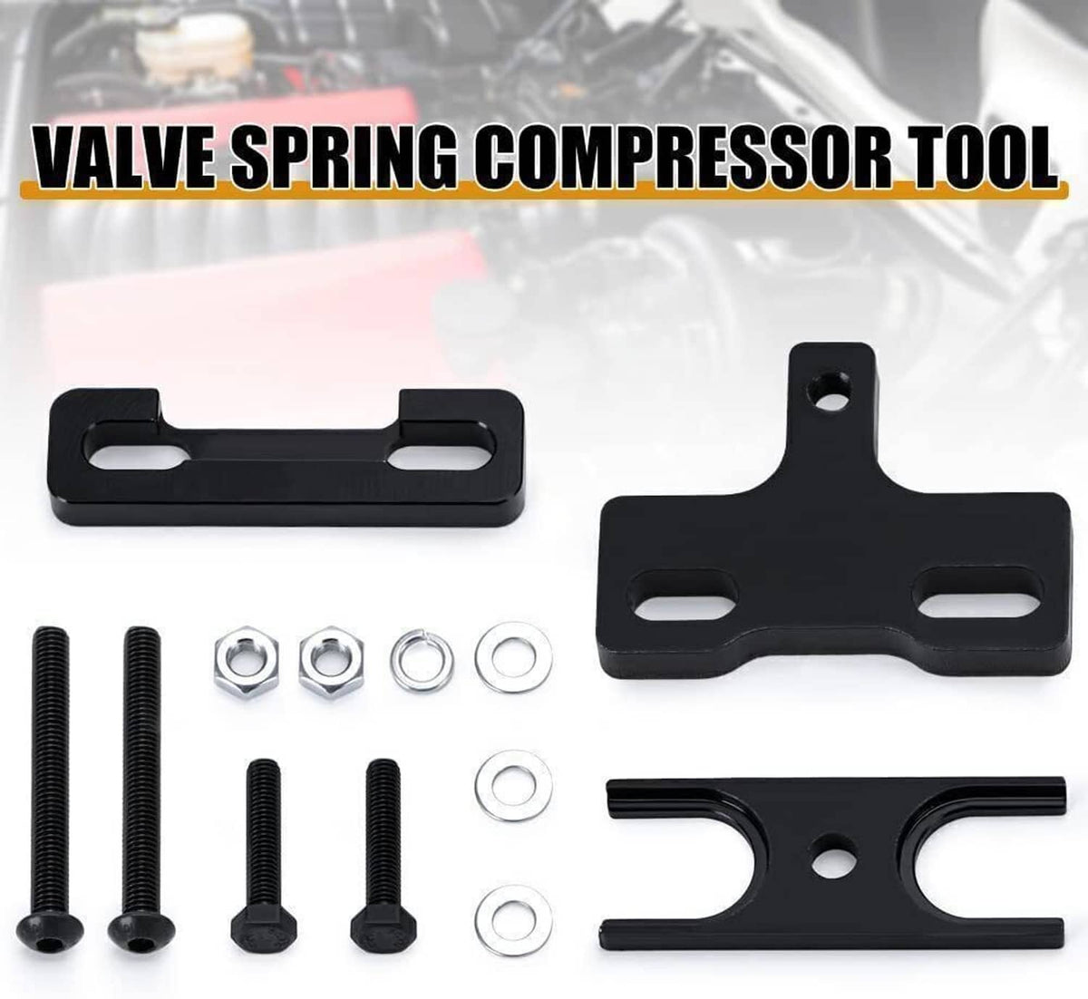Solidspare For GM Chevy LS LS1 Engine Valve Spring Compressor & Air Valve Holding Hose Tool