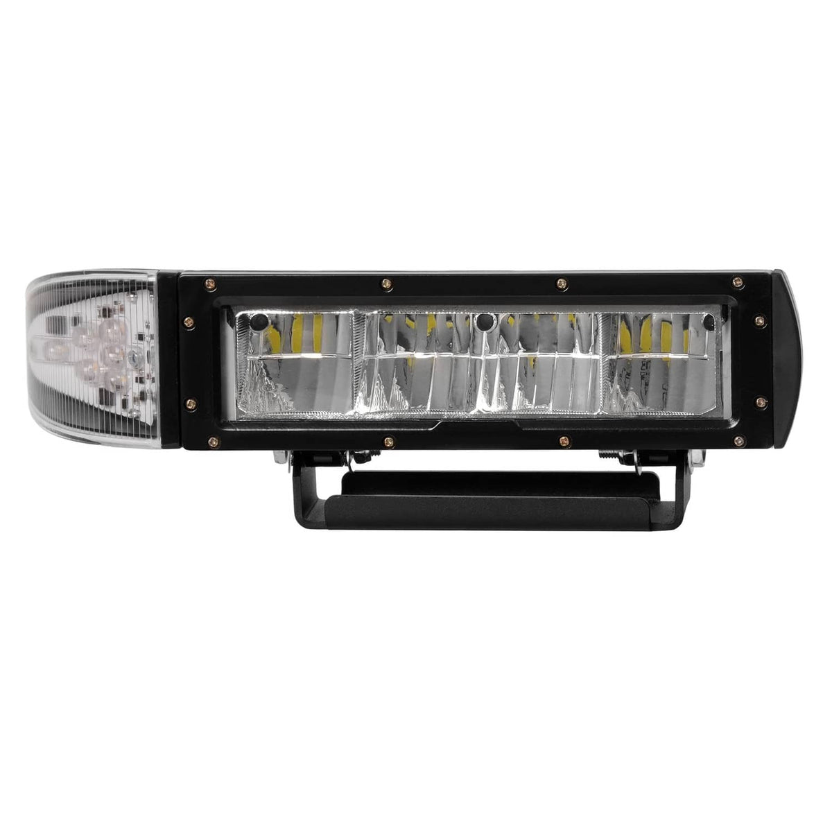 Solidspare 2PCS Headlight Heated LED Plow Lights Universal Replace For 1312100