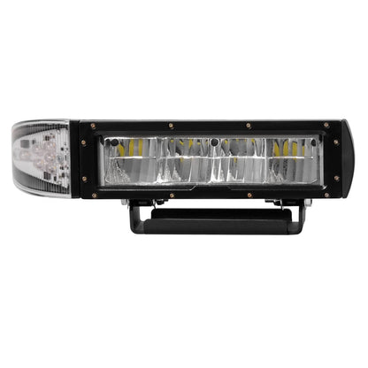 Solidspare 2PCS Headlight Heated LED Plow Lights Universal Replace For 1312100