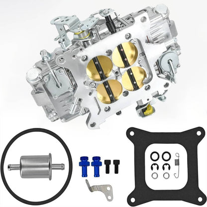 Solidspare BR-67201 850CFM 4 Barrel Carburetor Double Pumper Mechanical Performance Race
