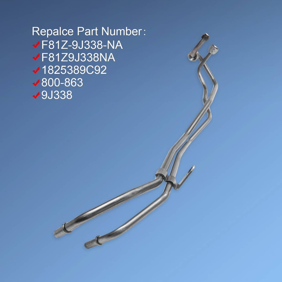 Solidspare Diesel Fuel Supply Return Line Assembly For Ford Powerstroke 7.3L 1998-2003
