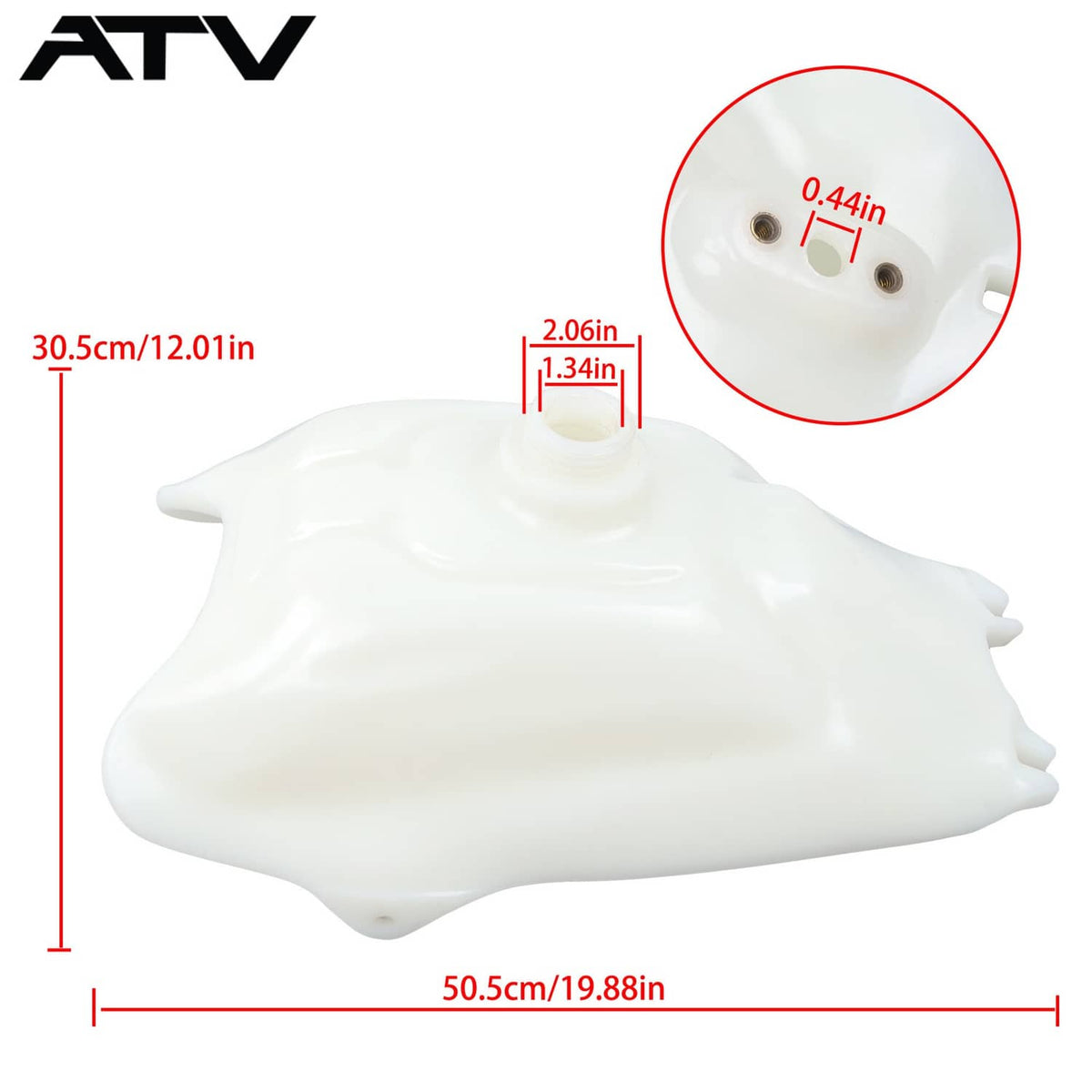 Solidspare 17510-HB3-020 Gas Tank For Honda TRX 200SX FourTrax 200 2x4 years 86-88