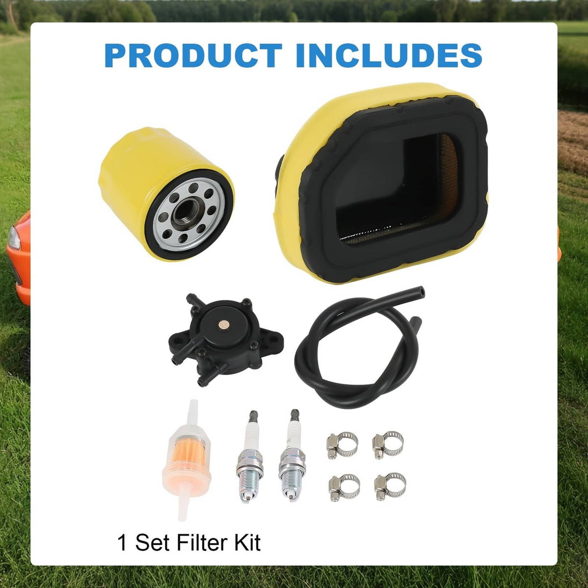 Solidspare KH-32-083-03-S Lawn Mower Air Filter Kit Fits for Kohler SV710 - SV740 Cub Cadet