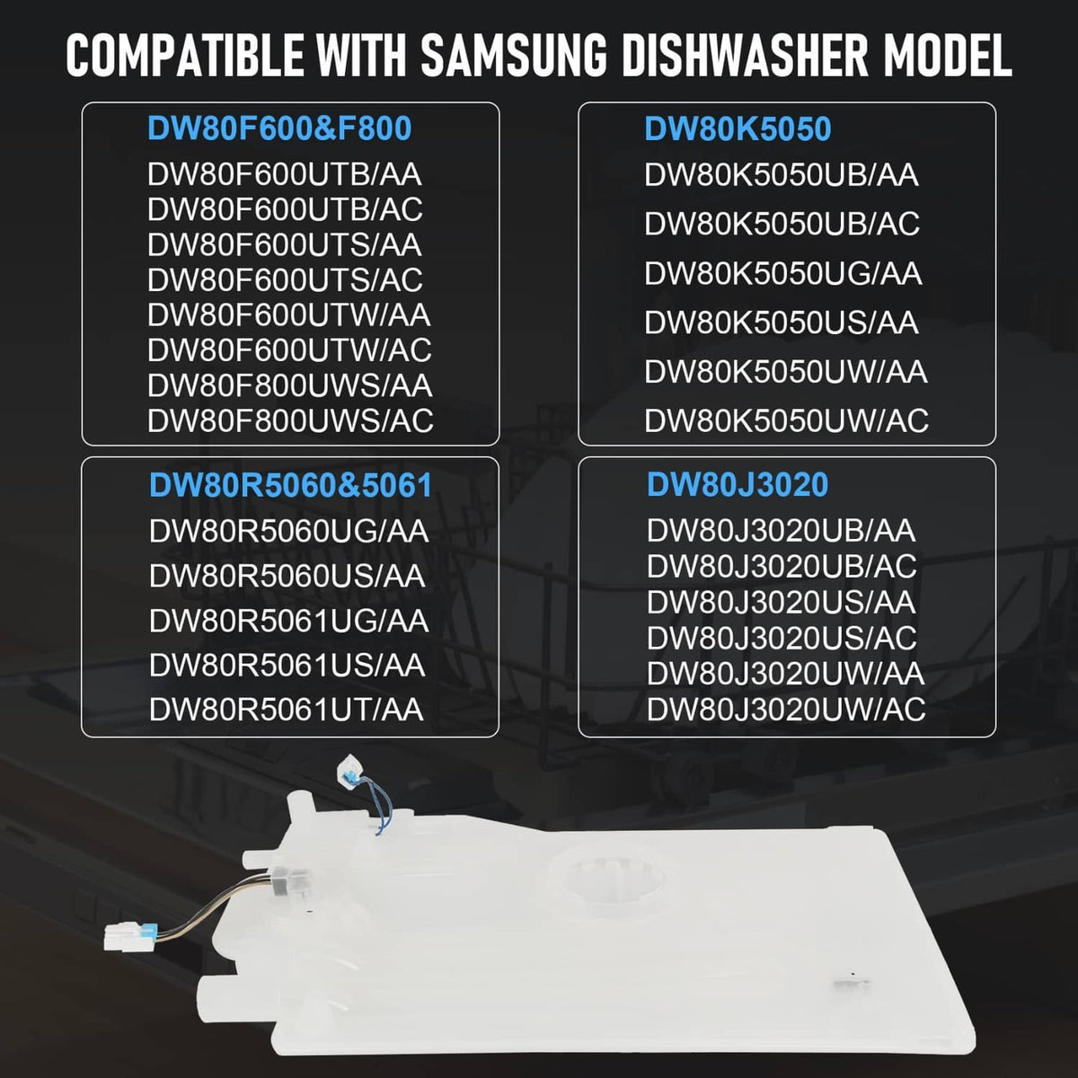 Solidspare DD82-01373A DD82-01111A Dishwasher Case Break For samsung Dishwasher DD82-01111B