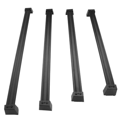 Solid Spare For Tesla Cybertruck 2024-Up Roof Rack Cross Bar Luggage Cargo Carrier 4 Pack