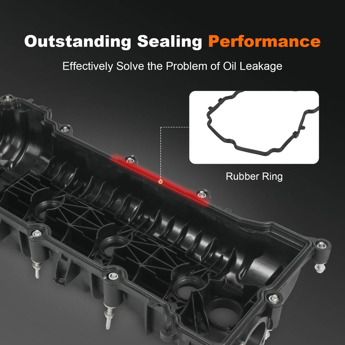 Solidspare Engine Valve Cover Assembly Passenger Side RH fit for Dodge Chrysler Jeep 3.6L