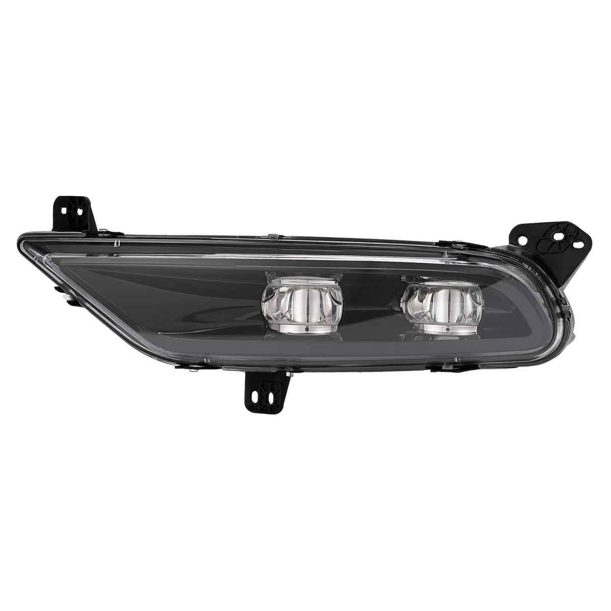 Solid Spare Left Driver Side LED Fog Light Bumper Lamp Clear Lens For Chrysler 300 2015-2024
