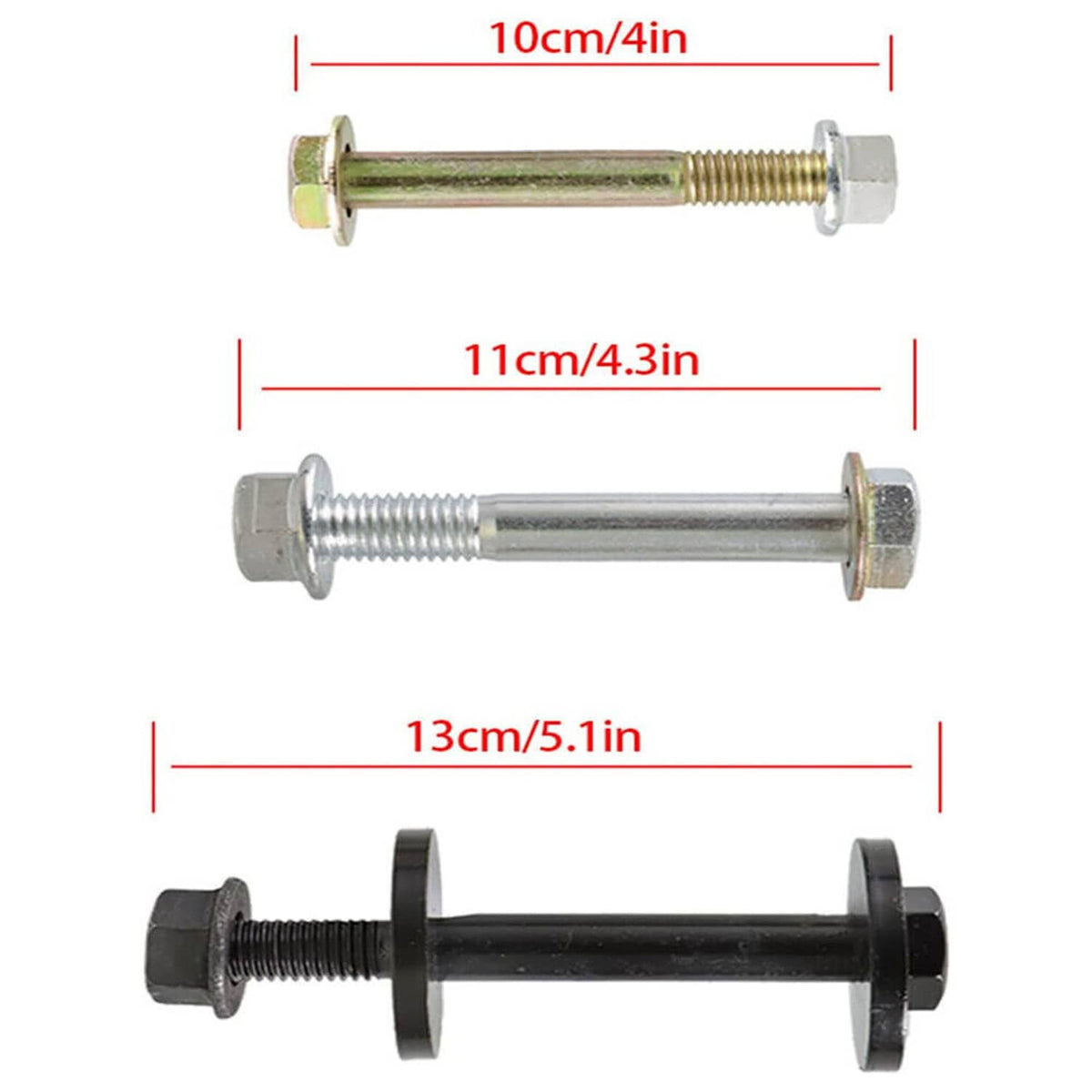 Solidspare 4x4 Complete Front Control Arms Cam Bolts & Hardware Kit for 2000-2002 Dodge Ram