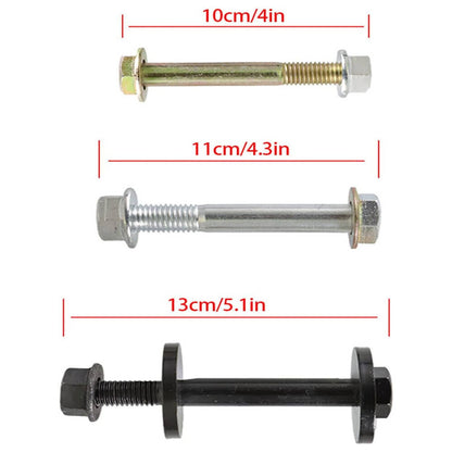 Solidspare 4x4 Complete Front Control Arms Cam Bolts & Hardware Kit for 2000-2002 Dodge Ram