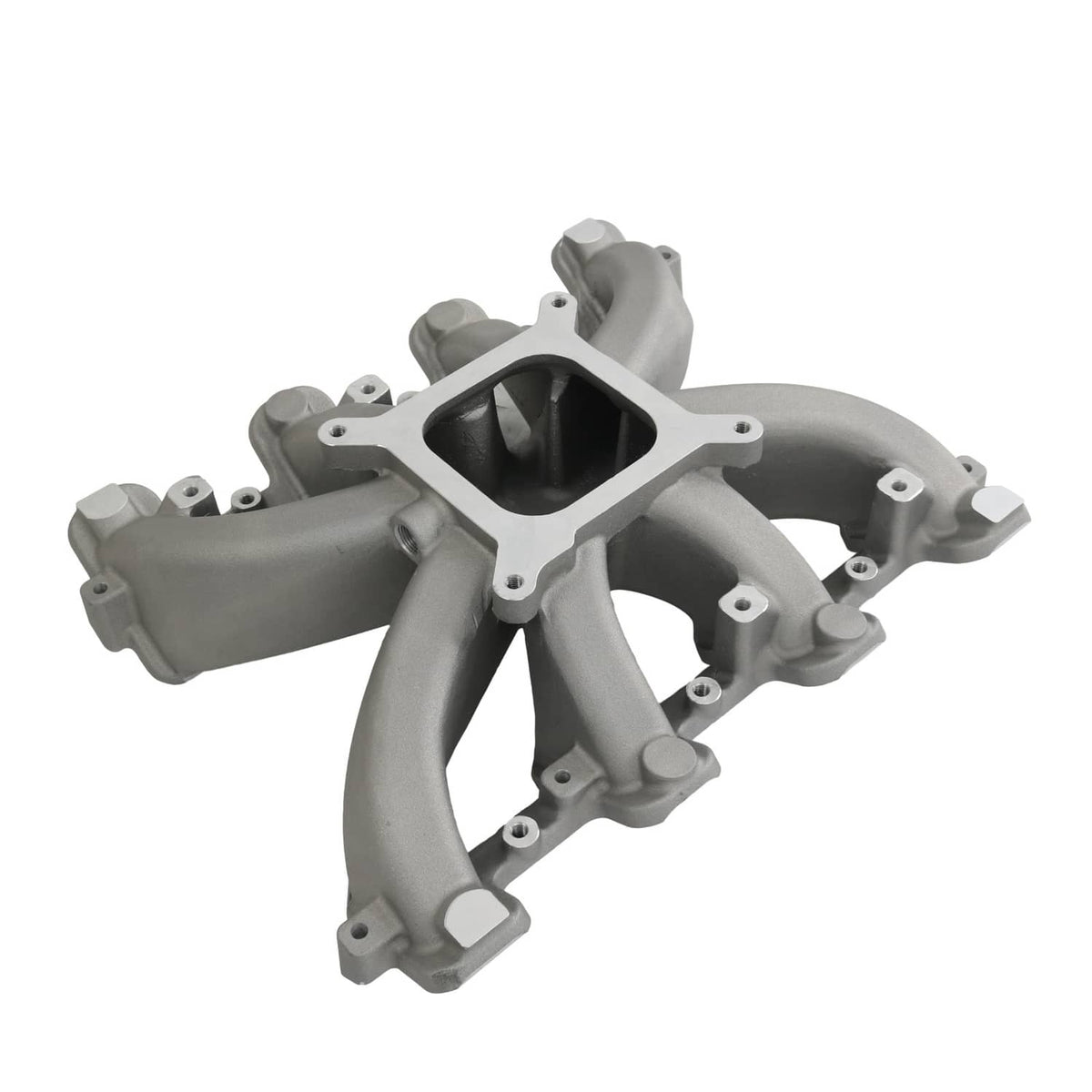 Solidspare Intake Manifold w/ Gasket Single Plane Mid-Rise For GM LS1 LS2 LS6 2500-7000