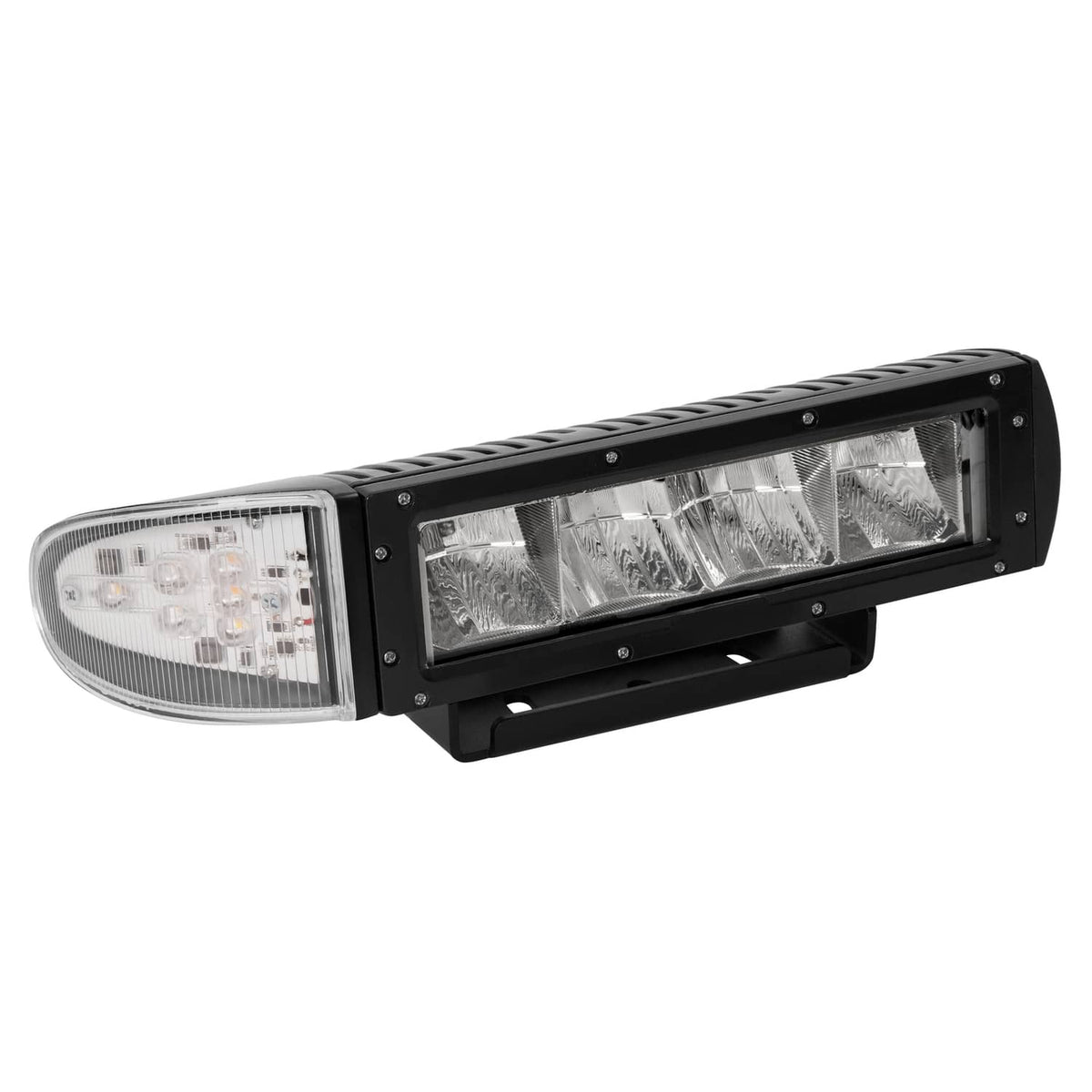 Solidspare 2PCS Headlight Heated LED Plow Lights Universal Replace For 1312100