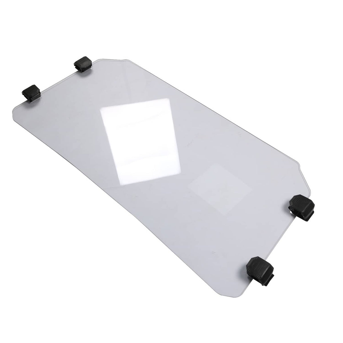 Solidspare Front Windshield For Polaris General 1000 / 4 2016+ Clear Scratch Resistant Flip