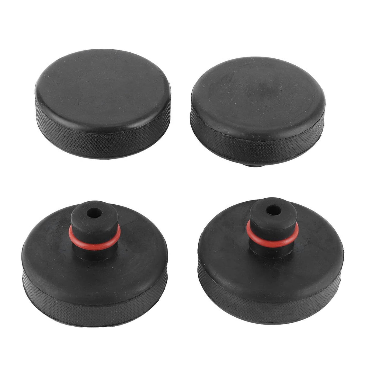 Solidspare 4Pcs Rubber Jack Lift Pad Adapter Tool Black Fit For Tesla Model 3/Y/S/X New