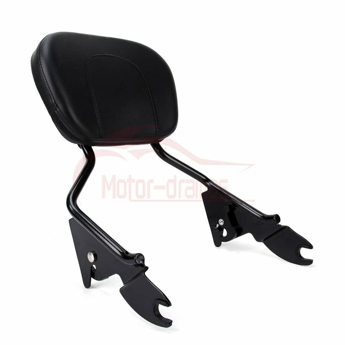 Solidspare For Harley Touring Models 2009-2024 Backrest Sissy Bar and Luggage Rack Black