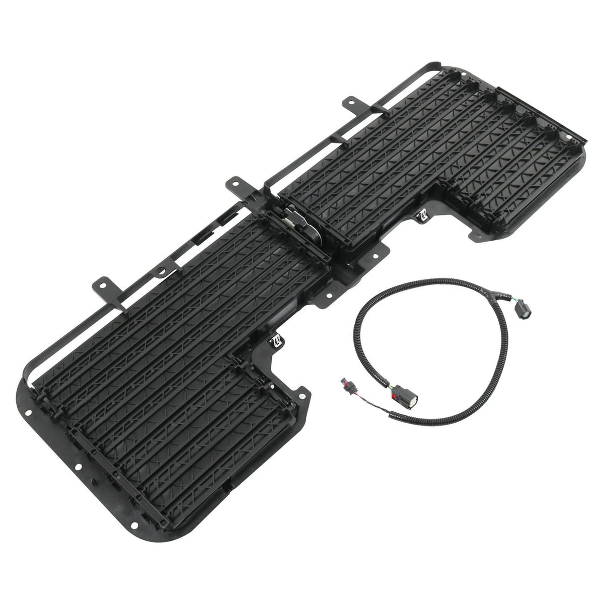 Solidspare 84363184 Front Radiator Shutter w/Motor For 17-2019 Silverado 1500 Sierra 1500