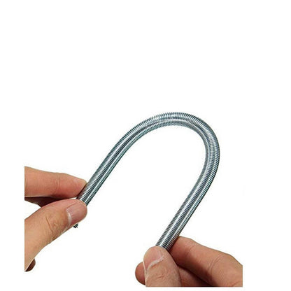 Solid Spare 5pcs 21cm Spring Bending Tube Pipe Bender 1/4" 5/16" 3/8" 1/2" 5/8" Silver Set