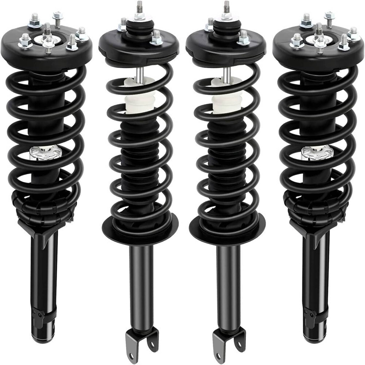 Solidspare 4x Front & Rear Complete Shocks Struts Set For 2008-2012 Honda Accord 2.4L 3.5L