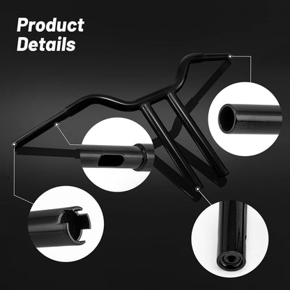 Solidspare 16'' Rise MX-T Bars Handlebar Fit For 1996-UP Harley Dyna Sportster 1200 Softail