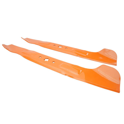 Solidspare 6 Point Star Mower Blades For Cub Cadet LTX1045 LTX1046 46" 942-04244A - 2 Packs