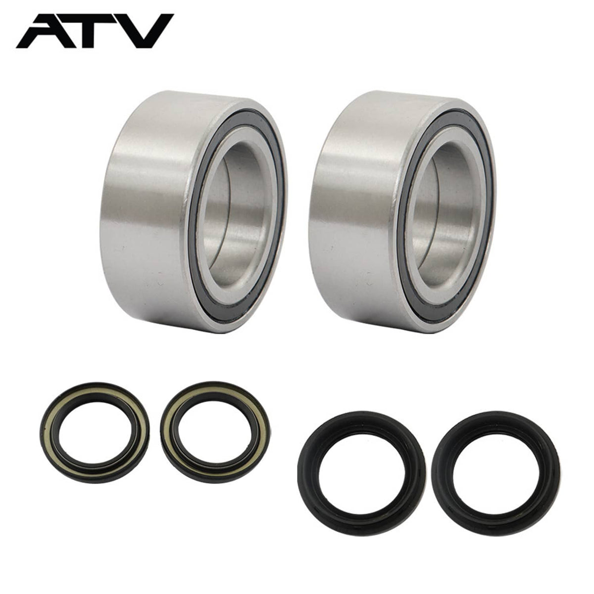 Solidspare Both Front Wheel Bearing Seal Kits For Honda Rancher 350 4x4 & Rancher 400 4x4