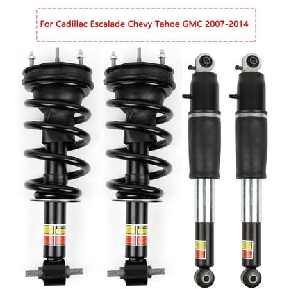 Solidspare 4x Front Rear Shock Struts w Magneride For 2007-2014 Cadillac Escalade Tahoe GMC