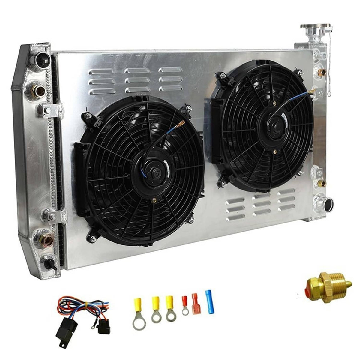 Solidspare 3 Row Radiator Shroud Fan Relay For 1988-1999 Chevy Truck GMC C1500 C2500 C3500
