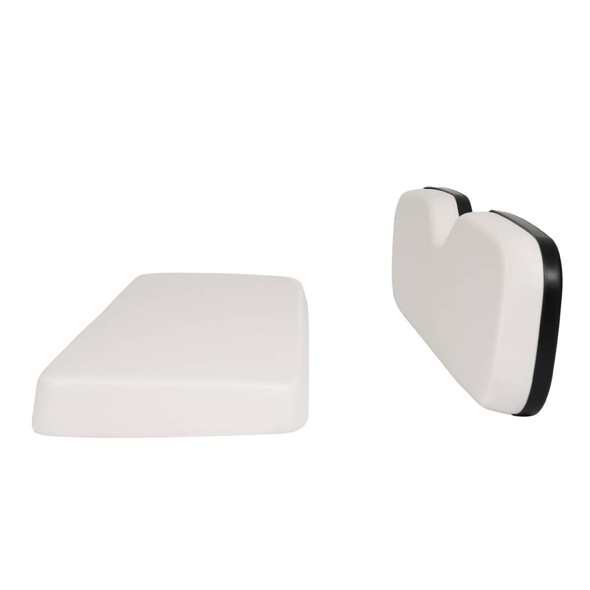 Solidspare White Seat Bottom Backrest Cushion Golf Cart For EZGO RXV,TXT,ST,ST Sport,Valor