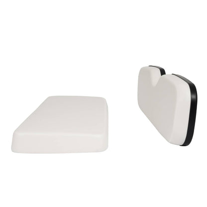 Solidspare White Seat Bottom Backrest Cushion Golf Cart For EZGO RXV,TXT,ST,ST Sport,Valor