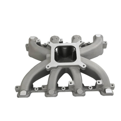 Solidspare Intake Manifold w/ Gasket Single Plane Mid-Rise For GM LS1 LS2 LS6 2500-7000