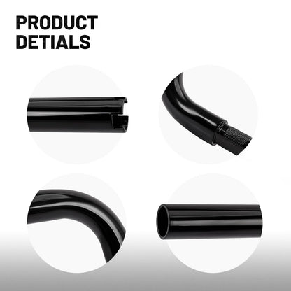 Solidspare 12" Rise 1 1/4" Hanger Ape Handlebar Fit For Harley Sportster FLST FXST Dyna