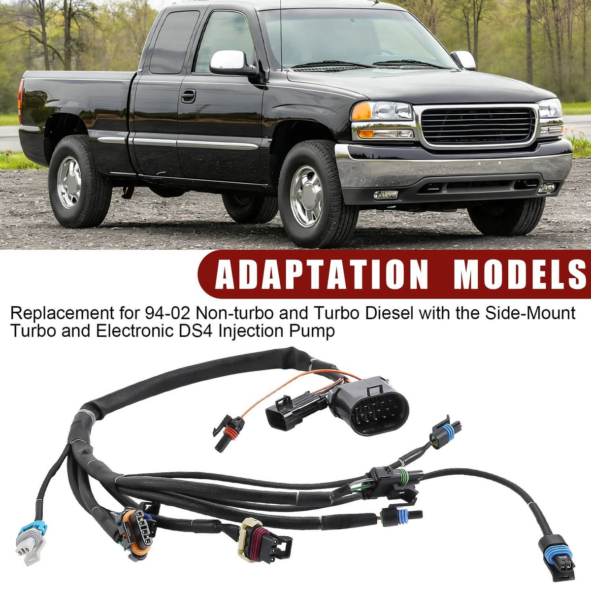 Solidspare New Engine Harness For 1994-2002 CHEVY GMC GM 6.5L Diesel Engine