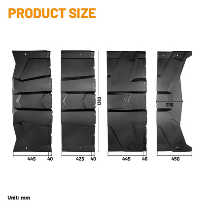 Solidspare 4-Pieces UTV Hard Roof For 2017-2024 Can Am Maverick X3 Max 4-Doors 715003750