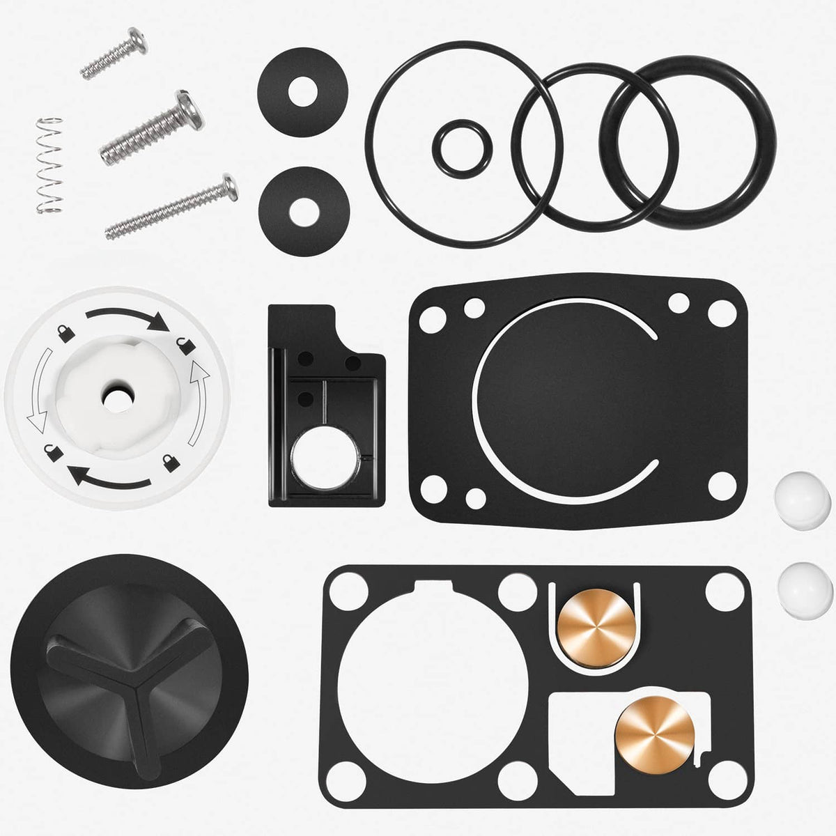 Solidspare Replaces Jabsco 29045-3000 Marine Toilet Service Kit 08-23 for 29090-3 & 29120-3