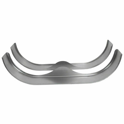 Solidspare 2PC Tandem Axle Trailer Fenders Teardrop Round For 13" 14" 15" Enclosed Trailers