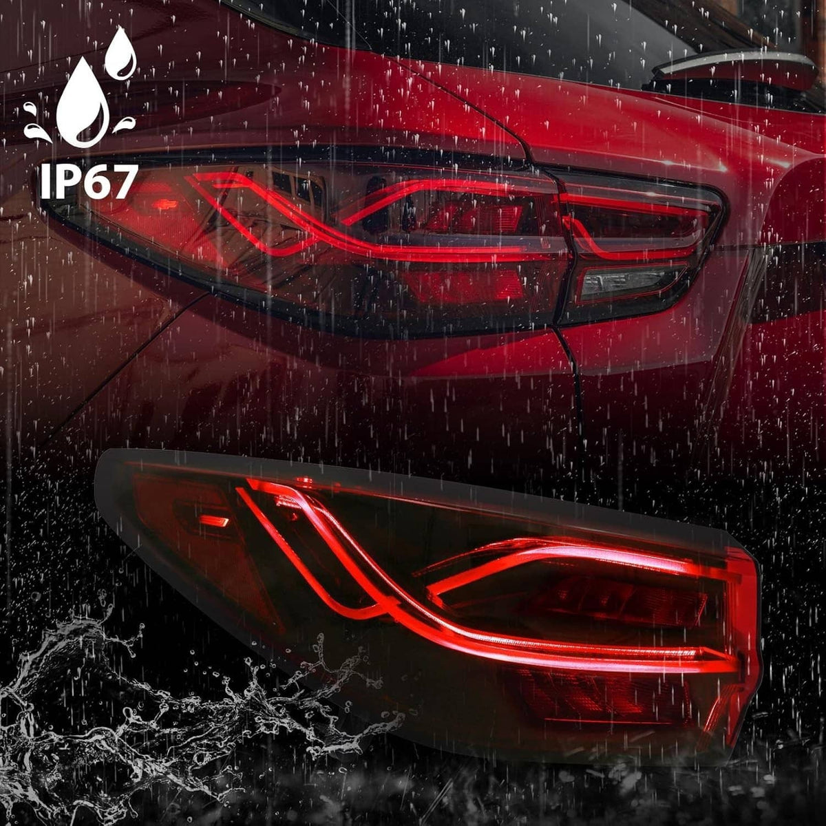 Solidspare Pair Right+Left LED Tail Lights For 2023-2025 Chevrolet Blazer 87836075 86508679