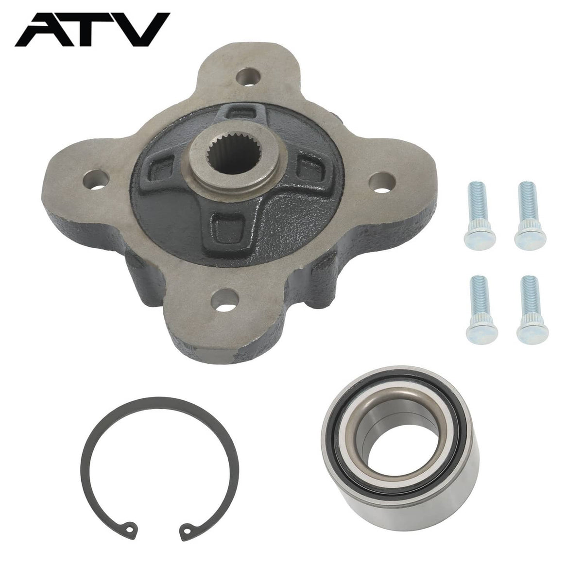 Solidspare Rear Wheel Hub Bearing Kit for Polaris Ranger 570 900 1000 XP Full Size Diesel