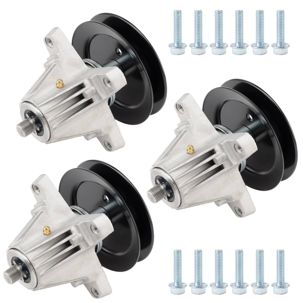 Solidspare Lawn Mower Spindle Assembly Fit for Cub Cadet MTD 618-06981 918-06981 3Packs